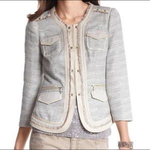 White House Black Market Tweed Trophy Blazer